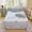 Blue Full Size SB, variant on AuroraX Full Size Bed Sheets Flat Sheets for Women,Sold Separately Beige Geometric Print Double Bed Sheet