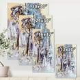 thumbnail image 4 of Designart ' The Lake With Winter Snowy Forest ' Lake House Canvas Wall Art Print, 4 of 4
