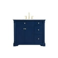thumbnail image 3 of 42 inch single bathroom vanity in Blue, 3 of 8