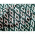 thumbnail image 4 of oneOone Silk Tabby Fabric Ogee Flame Stitch Print Fabric BTY 42 Inch Wide, 4 of 4