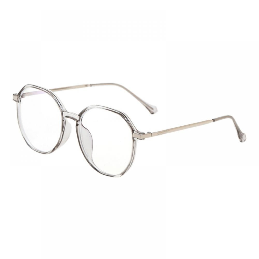 Xmarks Retro Round Metal Frame Clear Lens Glasses NonPrescription