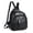 Black, variant on CCWADH Mini Leather Backpack for Women Convertible, 4 in 1 Backpack Purse Shoulder Crossbody Bag, Fashion Daypack for Travel