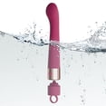 thumbnail image 5 of Soft Silicone Female Vibrator Stick With Mini Tongue Ring, Waterproof Usb Recharge Heating Vibrators Sex Toy For Women Couple - Pink, 5 of 7