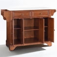 thumbnail image 2 of Pemberly Row Modern Wood Granite Top Kitchen Island in Cherry, 2 of 8