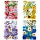 thumbnail image 4 of Bolsa de material en relieve con flores secas Bolsa combinada con flores prensadas Pegatina de muestra de hoja real con flores reales, 4 of 5