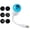A003- C, variant on Light Projector, Star Night Light Projector, Galaxy Star Projector, Usb Night Light, Flexible Gooseneck 1.5X2.75 Inch Compact Design, Includes 3 Interchangeable Projection Light