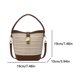 thumbnail image 2 of Mujeres Bolso de paja Bolso de paja Molso Gran capacidad Capacidad Bolsos Bolsos Poscadía Bolsa Crossbody Bag CHIC HOBO Bag Summer Beach Bag, 2 of 9