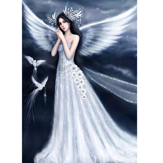 30x40 cm 5D DIY Pintura de Diamante Completa, Pintura de Diamante de Paisaje de Personajes, Pintura de Punto de Cruz de Lienzo de Diamantes de Imitación de Bricolaje por Número para Decoración de Pare