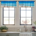 thumbnail image 3 of LALILO Kitchen Curtain Valance Beach Florida Beach Florida Usa Rod Pocket Window Curtain 52"x 18" Set of 2, 3 of 5