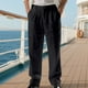 thumbnail image 1 of Ceisia Men's Relaxed Straight Retro Gift Striped Cotton Dress Pants Soft Structured Thin Striped Multi-Color, 1 of 9