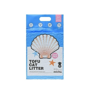 Michu Natural Clumping Tofu Cat Litter (Ocean Fresh)