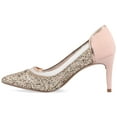 thumbnail image 3 of Journee Womens Kalani Pointed Toe Mid Heel Pumps, 3 of 10