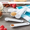 thumbnail image 4 of Juego de 5 cucharas dosificadoras KitchenAid, color blanco, 4 of 5