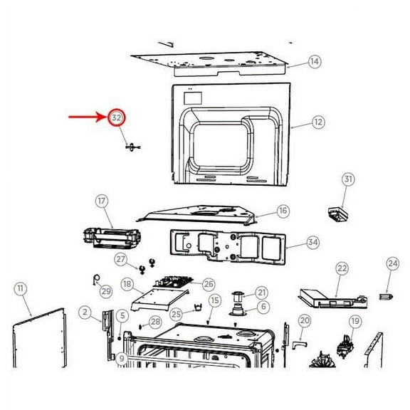 FISHER AND PAYKEL 544300 SENSOR OVEN TEMP60 - GENUINE OEM PART