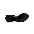 thumbnail image 5 of BLISSFUL STEP Women's Sandals Block Heels Ankle Strap High Heels Sandals Black 6.5, 5 of 7