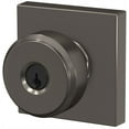 thumbnail image 4 of SCHLAGE F51A BWE 622 COL Bowery Knob with Collins Trim Keyed Entry Lock Matte Black, 4 of 7