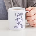 thumbnail image 4 of CafePress - I Knit So I Wont Kill People Mugs - 11 oz Ceramic Mug - Novelty Coffee Tea Cup, 4 of 4