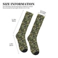 thumbnail image 2 of Lsque Green Skulls Pattern Sport Compression Socks for Men & Women 15-20 mmHg Knee High Nurse Pregnant Running Medical and Travel Athletic, 2 of 6