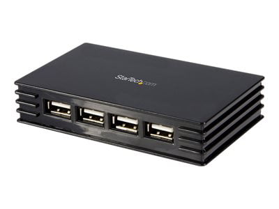 Black VIBE Axcess 4-Port USB 2.0 Breakout Hub Splitter 