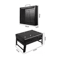 thumbnail image 3 of Parrilla Asador Cuadrada Portátil Plegable Acero Inoxidable Negra, 3 of 5