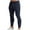 Navy, variant on Skinny Tight Jogger Pants for Men Fashion Zipper Sweatpants Athletic Workout Bodybuilding Sports Tapered Joggers