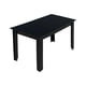 thumbnail image 5 of Mesa de Comedor Madesa Rectangular con Tablero de Madera 5231 Negro, 5 of 8