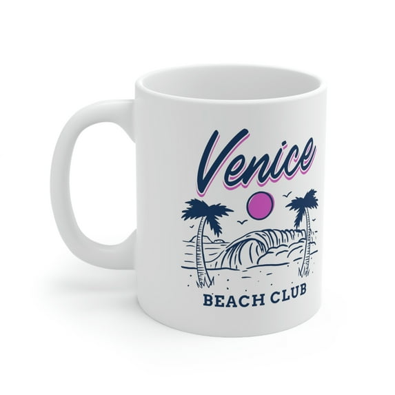 Venice Beach Club Ceramic Mug 11oz