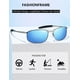 thumbnail image 2 of Gafas de sol polarizadas Gafas unisex clásicas con montura rectangular retro para hombre K0535, 2 of 5