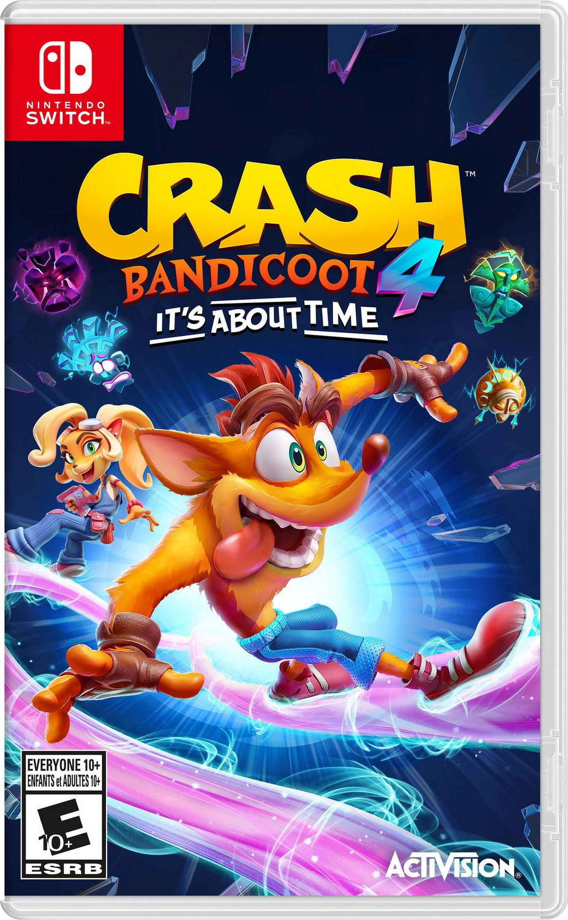 Activision Crash Bandicoot 4: It's About Time Game for Nintendo