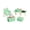 Green, variant on Camping Furniture Model For Doll House Enthusiast Miniature Picnics Set for Model Craft Project Scene Decoration
