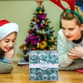 thumbnail image 1 of Clear Glitter Hanging Shatterproof Baubles Sparkling Durable Ornaments For Festive Home Decorations, 1 of 4