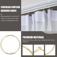 thumbnail image 4 of 24pcs Circular Curtain Hanging Rings Household Metal Circular Curtain Rings, 4 of 8
