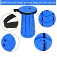thumbnail image 4 of Upgraded Square Collapsible Stool, 400lbs Max Weight, Lightweight But Sturdy, Portable Retractable Folding Telescoping Foldable Camping Stool for Adults Outdoor Fishing Hiking Travel BBQ, 4 of 7