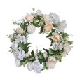 thumbnail image 4 of Artificial Wreath Flower Wreaths Home Decor Floral Housewarming Garland Summer Wreaths Front Door Wreath for Wedding Garden Outside, 4 of 9