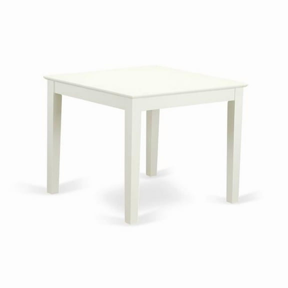 Oxford Square Dining Table, Linen White