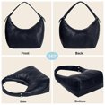 thumbnail image 4 of Bolsos tipo hobo para mujer, estilo retro, de piel vegana, tipo sobre, tipo sobre, para el hombro, 4 of 6
