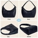 thumbnail image 4 of Bolsos tipo hobo para mujer, estilo retro, de piel vegana, tipo sobre, tipo sobre, para el hombro, 4 of 6