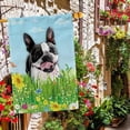 thumbnail image 2 of Hello Spring Floral with Dog Cute Labrador Dog Garden Flag Summer Flower Home Decor Yard Banner for Outside 28 x 40 Inch Double Side, 2 of 6