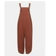 thumbnail image 3 of Mujer señoras verano otoño peto Cami Top botones mono holgado mono mono bolsillos pantalones vacaciones, 3 of 5