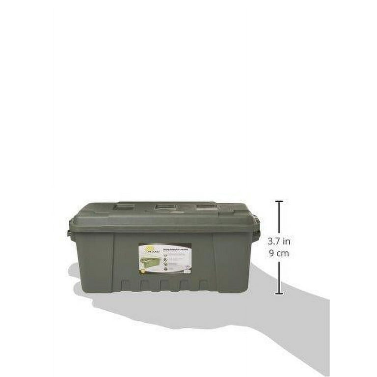 Plano Sportsman Trunk, OD Green, Medium, 68-Quart Lockable Storage Box