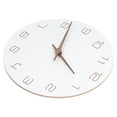 thumbnail image 3 of Round Wall ClockConcise Wall Clock Arabic Concise Wall Clock Wooden Wall Clock Rugged and Tough, 3 of 5