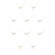 thumbnail image 1 of Qarigey Retro Ins Amistad Collar Rhinestone DIY Único Chic Cómodo con Tarjeta de Exhibición Joyería Cadena Encanto Colgante Sagitario dorado 10Conjunto, 1 of 6