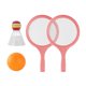 thumbnail image 2 of Juego de tenis de bádminton Cola para Niños con pelota y raqueta de bádminton, 2 of 8