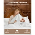 thumbnail image 3 of Soft Waffle Flannel Heated Throw Blanket - 4 Heat Levels, 4H Auto Shut Off, Fast Heating, ETL Certified, Machine Washable - Perfect for Couch, Office, Dorm - White, 50x60 inches, 3 of 8