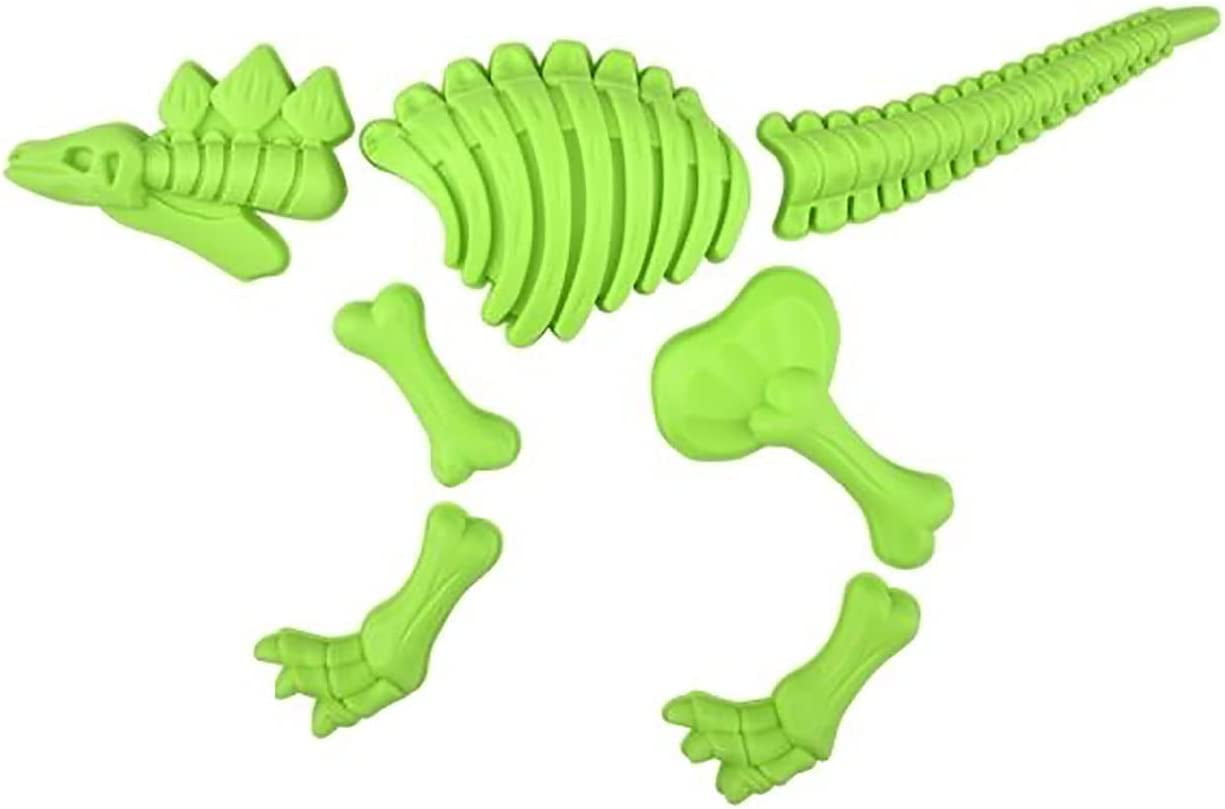 Hot Sale Summer Abs Plastic dino Baby Play sand tools with Funny Sand Mold  Set Dinosaur Skeleton Bones Beach Toy Kids Children