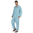 thumbnail image 3 of Inkmeso Men's Cotton PJs Printed Sleepwear Lounge Wear Top & Bottom Pajama Set, 3 of 7