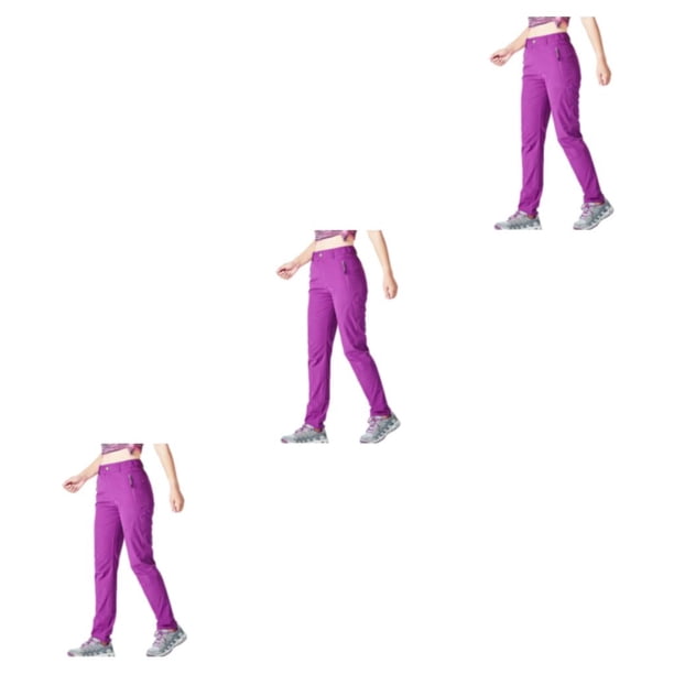 Minnieouse Pantalones de senderismo para mujer, pantalones finos de secado rápido para acampar, impermeables, a prueba de arañazos, parte Type1 NO1