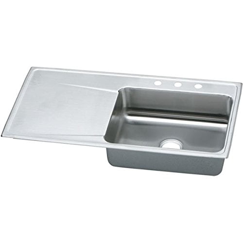 Elkay ILR4322R2 Lustertone Single Bowl Drop-in Gourmet Sink