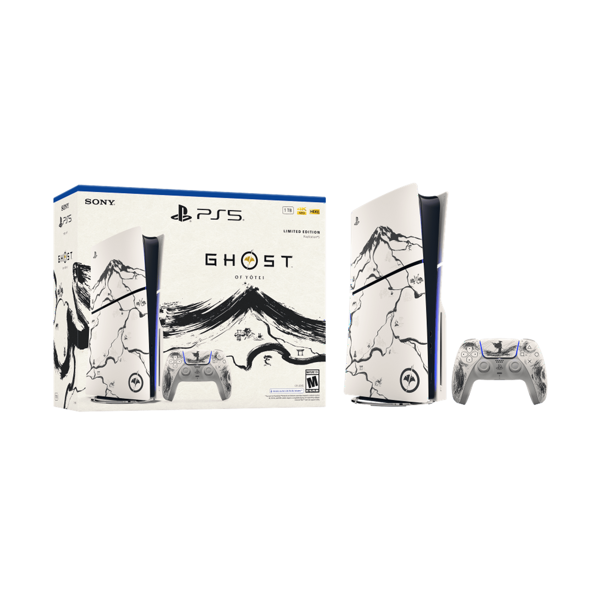 PlayStation®5 Console – Ghost of Yōtei Black Limited Edition PlayStation®5 Console – Ghost of Yōtei Black Limited Edition