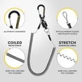 thumbnail image 4 of Strongest Magnetic Net Release Magnetic Keychain Fly Fishing Net Retractor Magnet Clip Holder Retractor with Retractable Coiled Lanyard Carabiner, 4 of 7